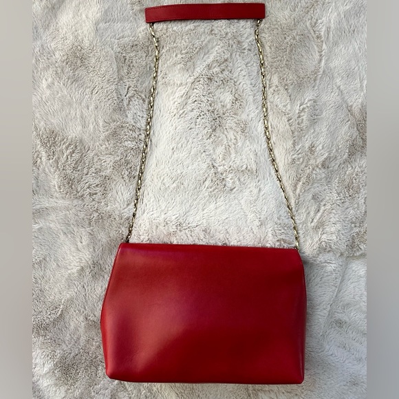 Oscar de la renta red purse - Picture 3 of 4